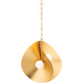 Load image into Gallery viewer, Peony Small Pendant - Gold Leaf Finish
