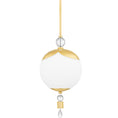 Load image into Gallery viewer, Perla Small Pendant - Aged Brass Finish
