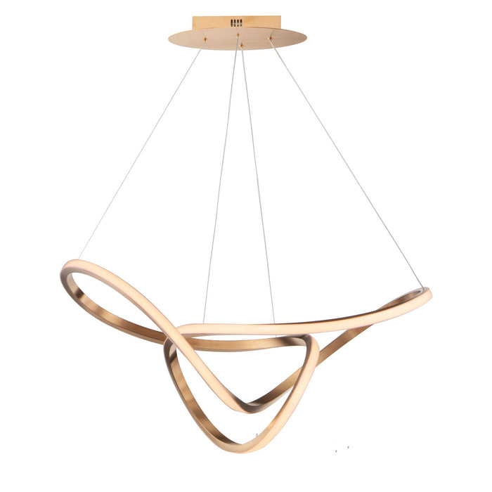 Perpetual 32" Pendant - Brushed Champagne Finish