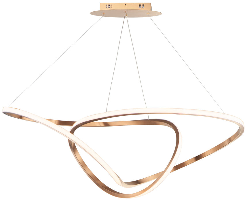 Perpetual 46.25" Pendant - Brushed Champagne Finish