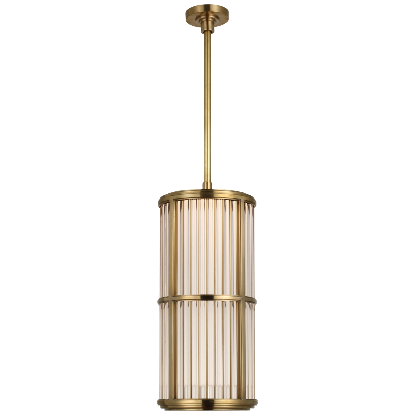 Perren 10" Pendant - Natural Brass Finish