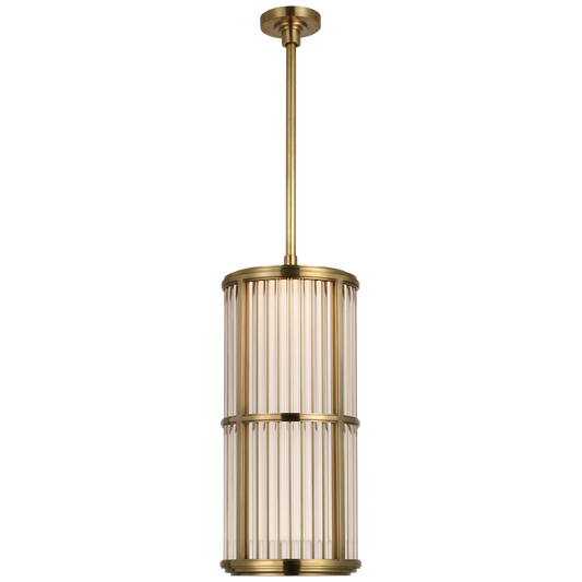 Perren 10" Pendant - Natural Brass Finish