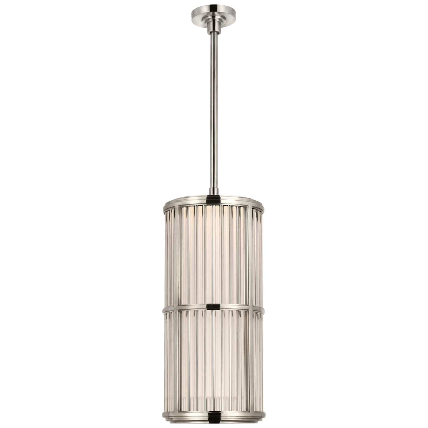 Perren 10" Pendant - Polished Nickel Finish