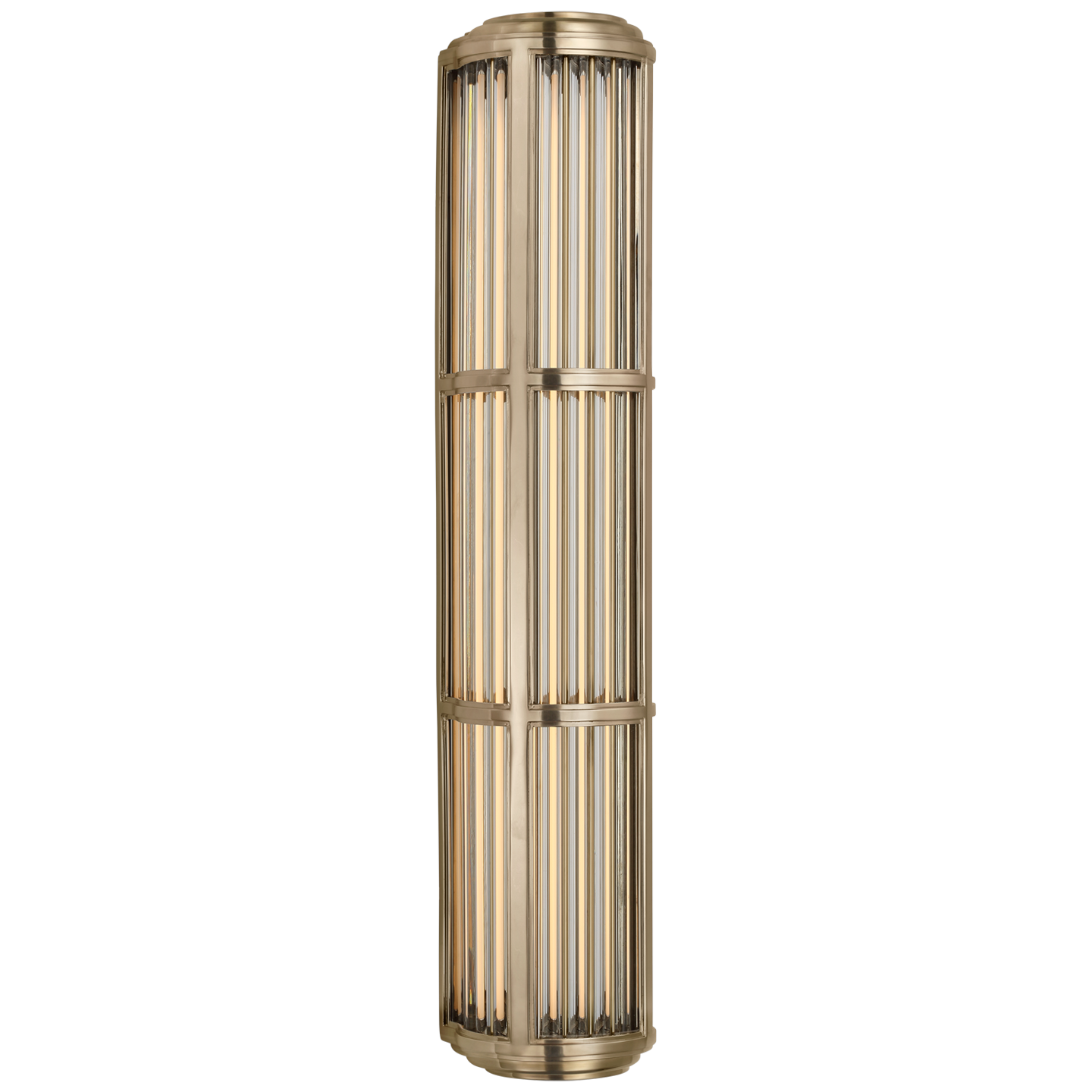 Perren Large Wall Sconce - Natural Brass Finish