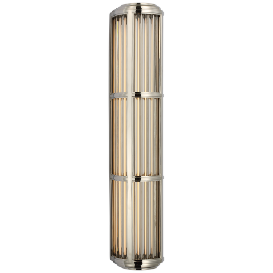 Perren Large Wall Sconce - Polished Nickel Finish