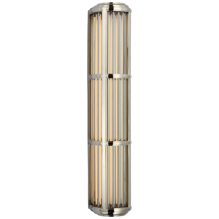 Perren Large Wall Sconce - Polished Nickel Finish
