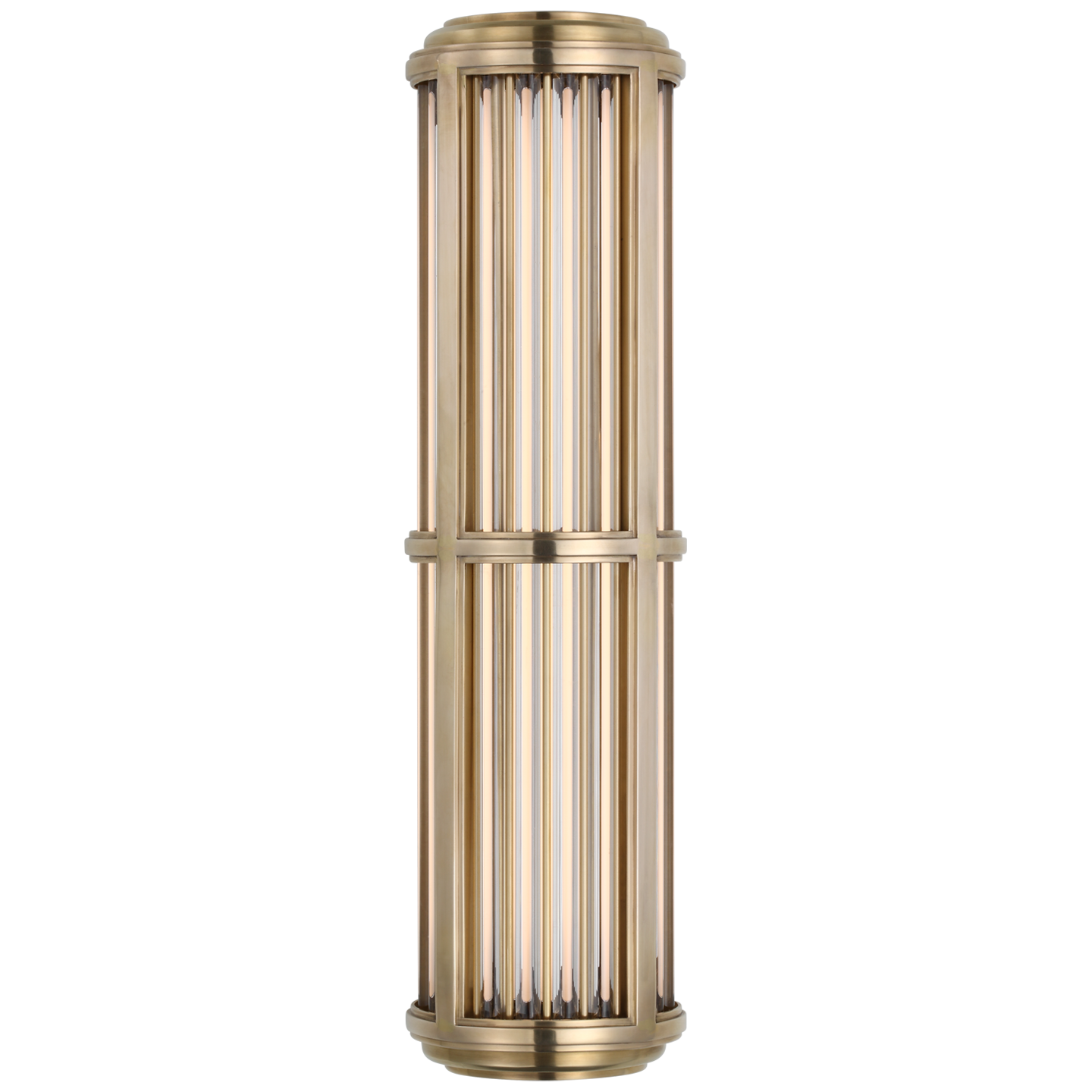 Perren Medium Wall Sconce - Natural Brass Finish