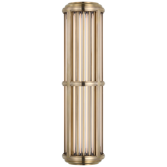 Perren Medium Wall Sconce - Natural Brass Finish