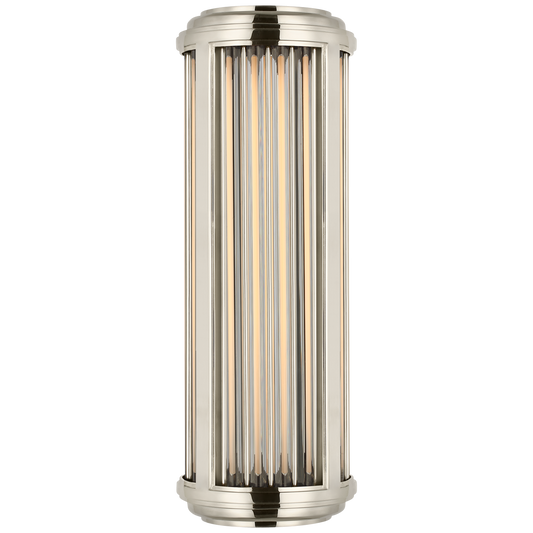 Perren Small Wall Sconce - Polished Nickel Finish