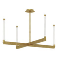 Load image into Gallery viewer, Phobos Large Chandelier - Natural Brass Finish
