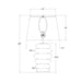 Phoebe Stacked Table Lamp - Diagram