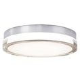 Load image into Gallery viewer, Pi 15" LED Round Flush Mount - Stainless Steel Finish
