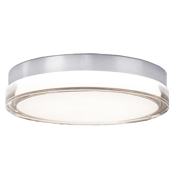 Pi 15" LED Round Flush Mount - Stainless Steel Finish