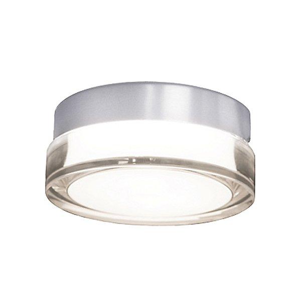 Pi 6" LED Round Flush Mount - Stainless Steel Finish