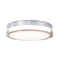 Load image into Gallery viewer, Pi 9" LED Round Flush Mount - Stainless Steel Finish
