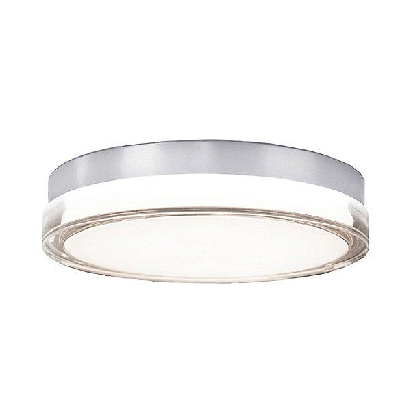 Pi 9" LED Round Flush Mount - Stainless Steel Finish
