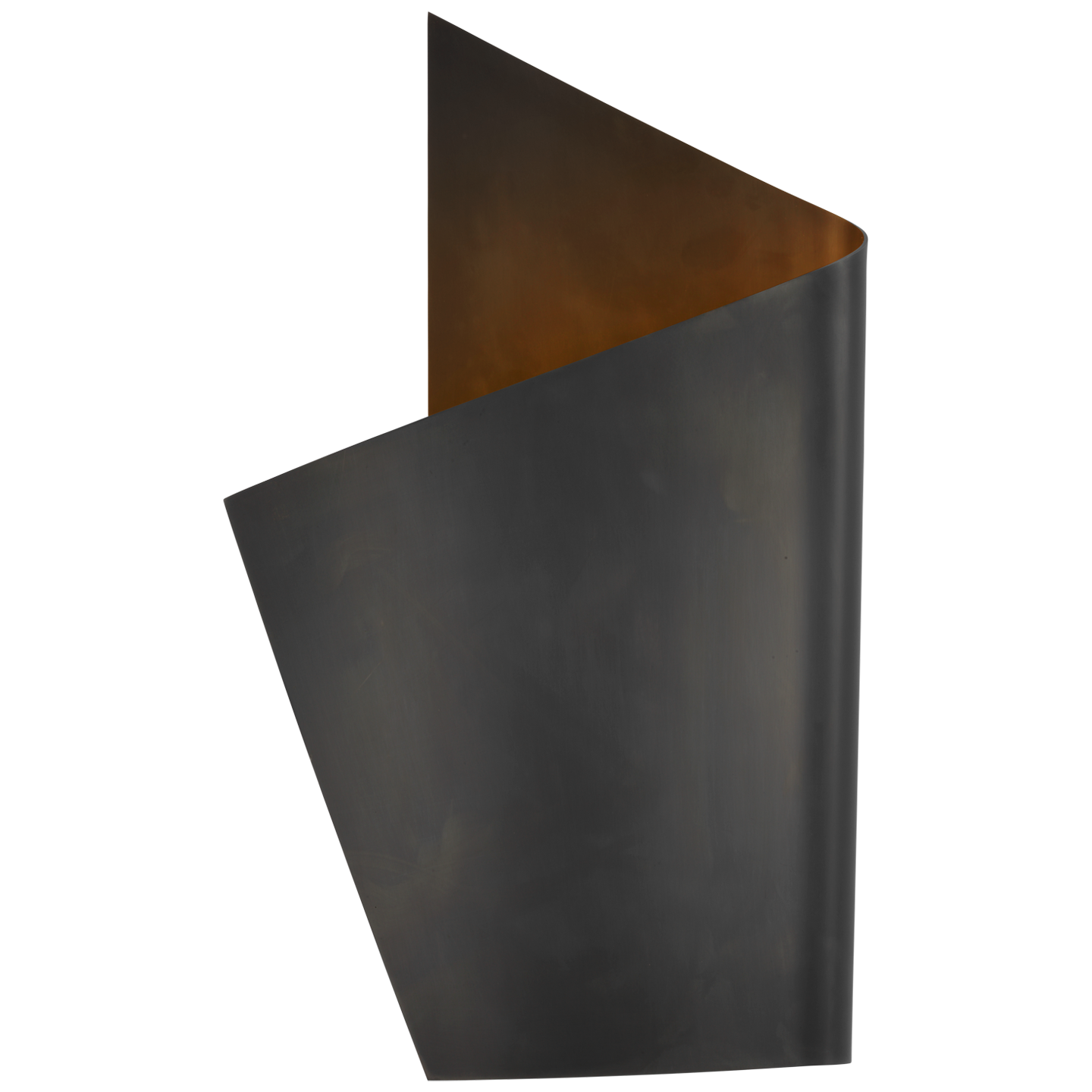 Piel Left Wrapped Sconce - Bronze Finish