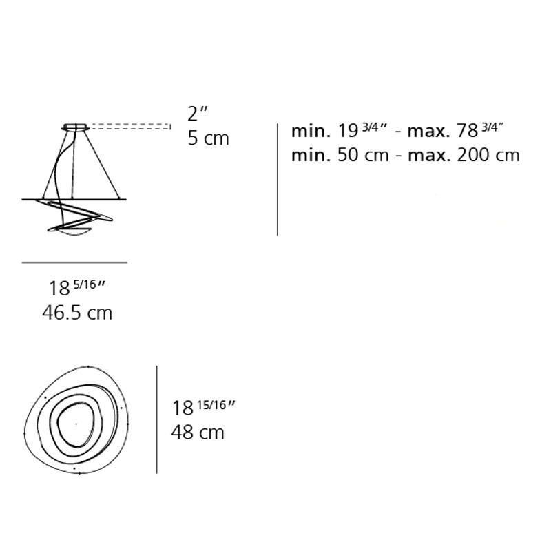 Pierce Micro LED Suspension - Diagram