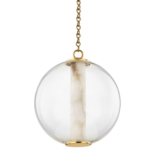 Pietra LED Pendant - Vintage Brass