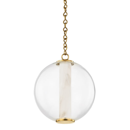 Pietra LED Pendant - Vintage Brass