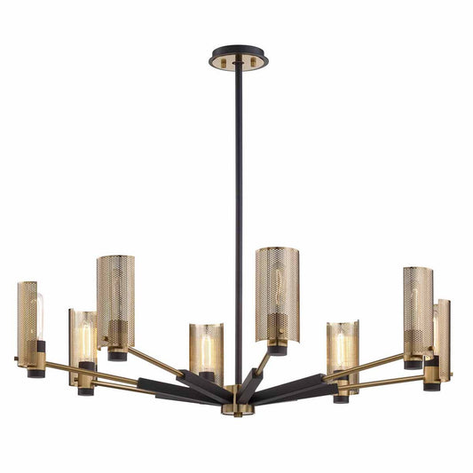 Pilsen 8-Light Chandelier - Brass/Bronze Finish