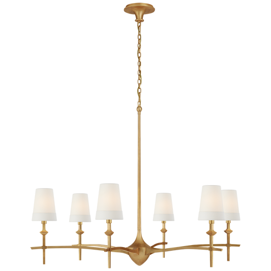 Pippa Grande Chandelier - Gild Finish