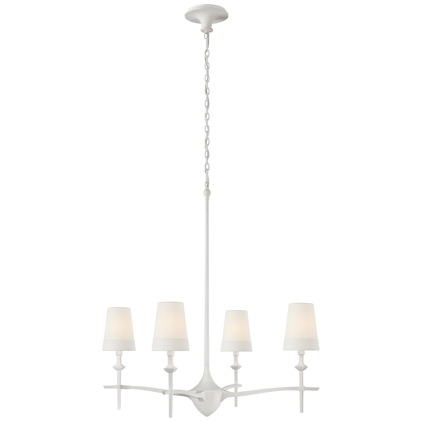 Pippa Large Chandelier - Plaster White Finish