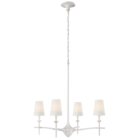 Pippa Large Chandelier - Plaster White Finish