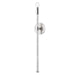 Pippin 1-Light Wall Sconce - Polished Nickel Finish