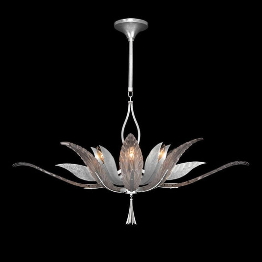 Plume Pendant 893740 - Silver Leaf Finish