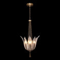 Load image into Gallery viewer, Plume Pendant - Gold Leaf Finish
