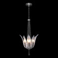 Load image into Gallery viewer, Plume Pendant - Silver Leaf Finish
