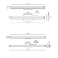 Load image into Gallery viewer, Plymouth LED Bath Bar - Diagram
