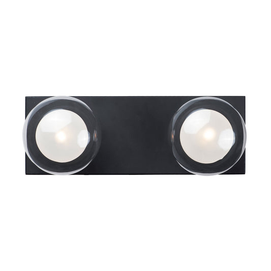 Pod Vanity 2-Light - Black Finish