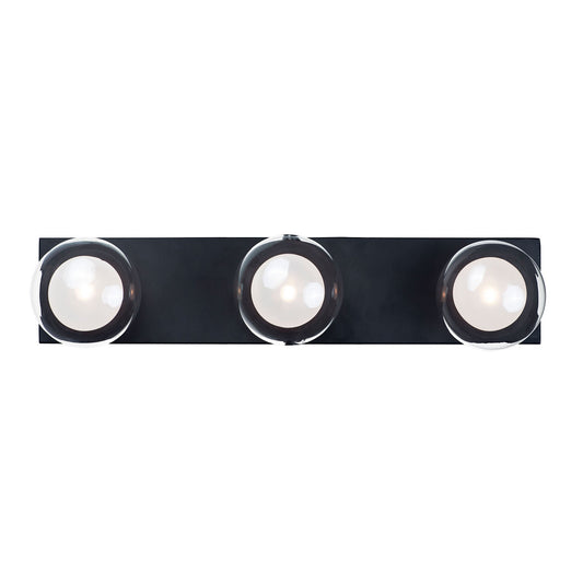 Pod Vanity 3-Light - Black Finish