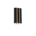 Load image into Gallery viewer, Poet Wall Sconce - Black & Aged Brass Finish
