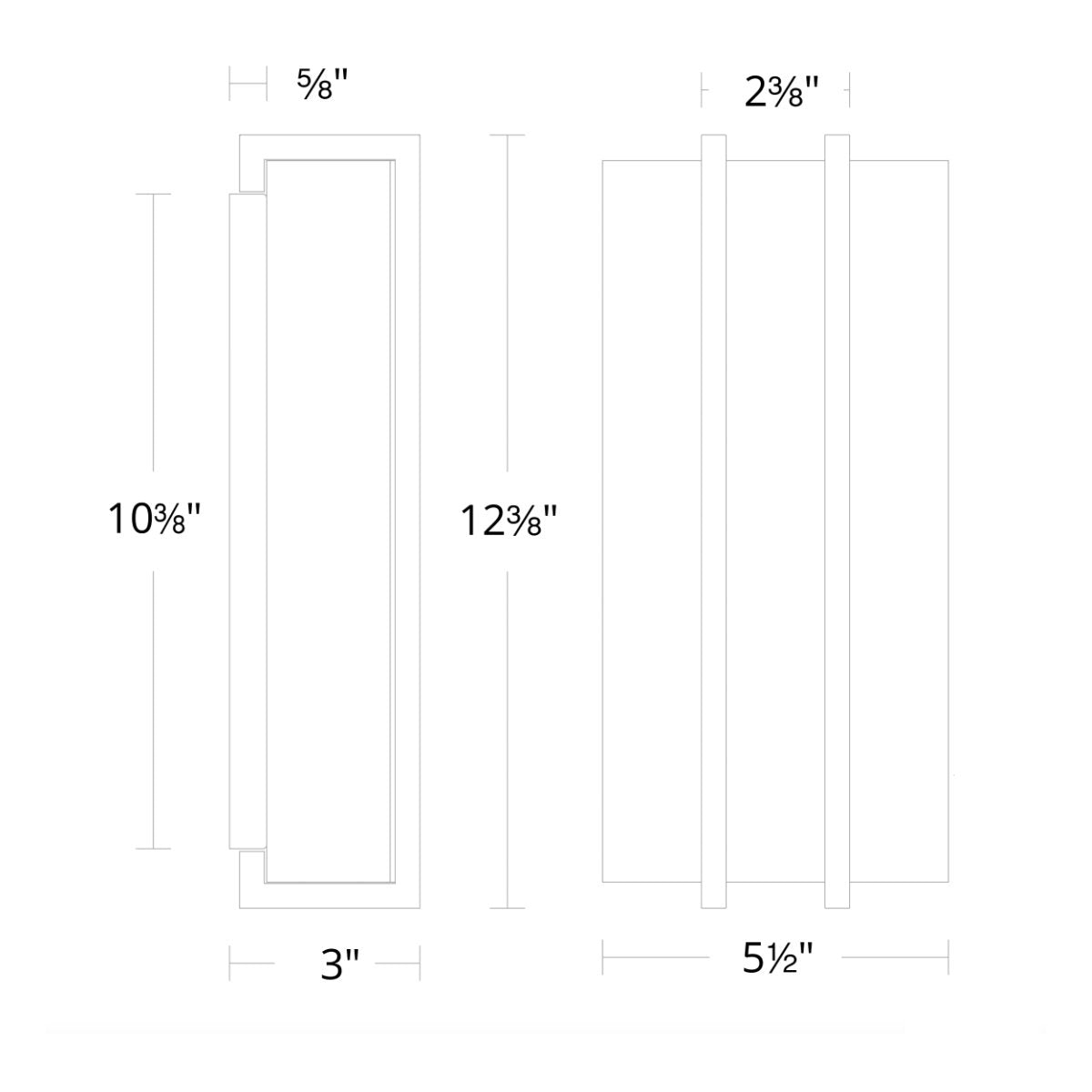 Poet Wall Sconce - Diagram