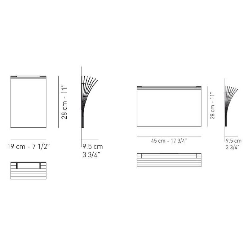 Polia LED Wall Light - Diagram