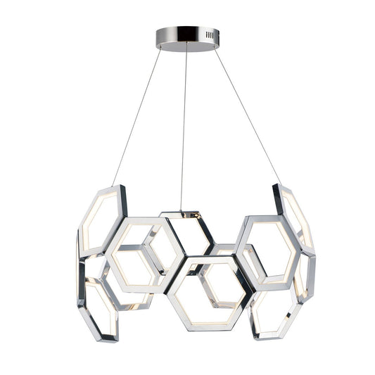 Polygon Pendant - Polished Chrome