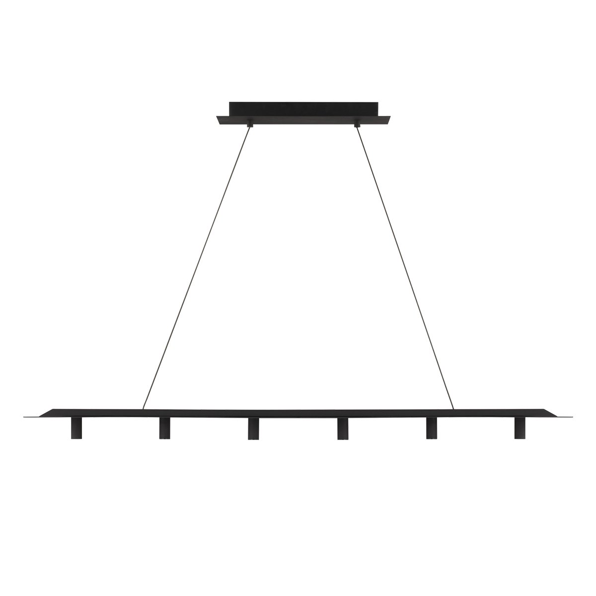 Ponte 50 Linear Suspension - Nightshade Black Finish