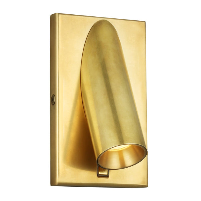Ponte 5 Wall Sconce - Natural Brass Finish