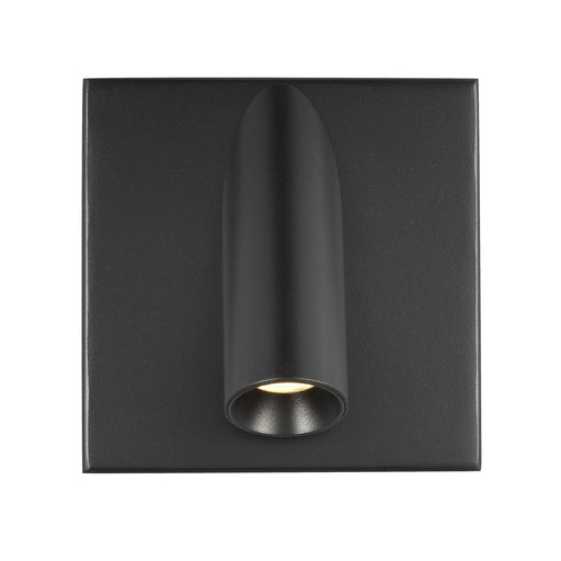 Ponte Outdoor Wall Sconce - Black Finish