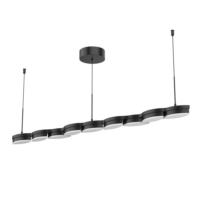 Poplar 48" LED Linear Suspension - Black Finish