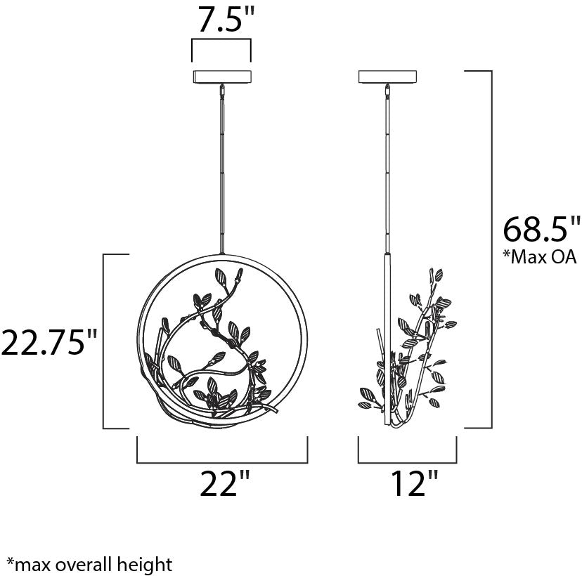 Portal LED Pendant Diagram