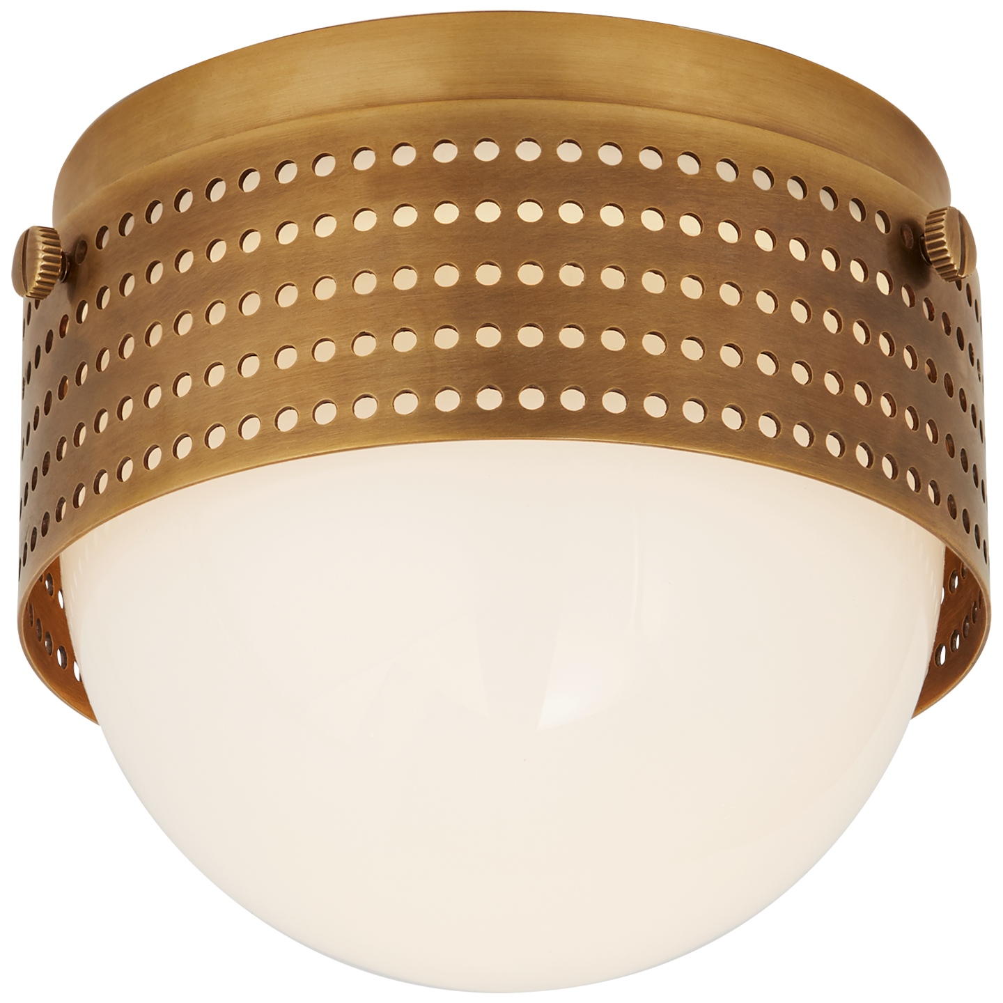 Precision Solitaire Flush Mount - Antique Burnished Brass