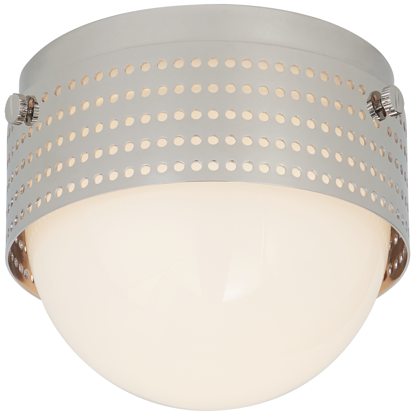 Precision Solitaire Flush Mount - Polished Nickel