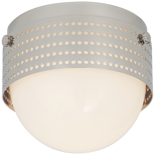 Precision Solitaire Flush Mount - Polished Nickel