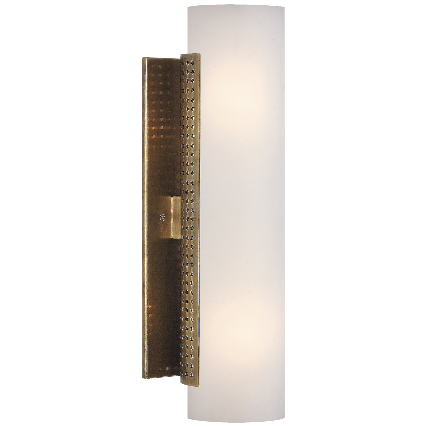 Precision Cylinder Sconce - Antique-Burnished Brass