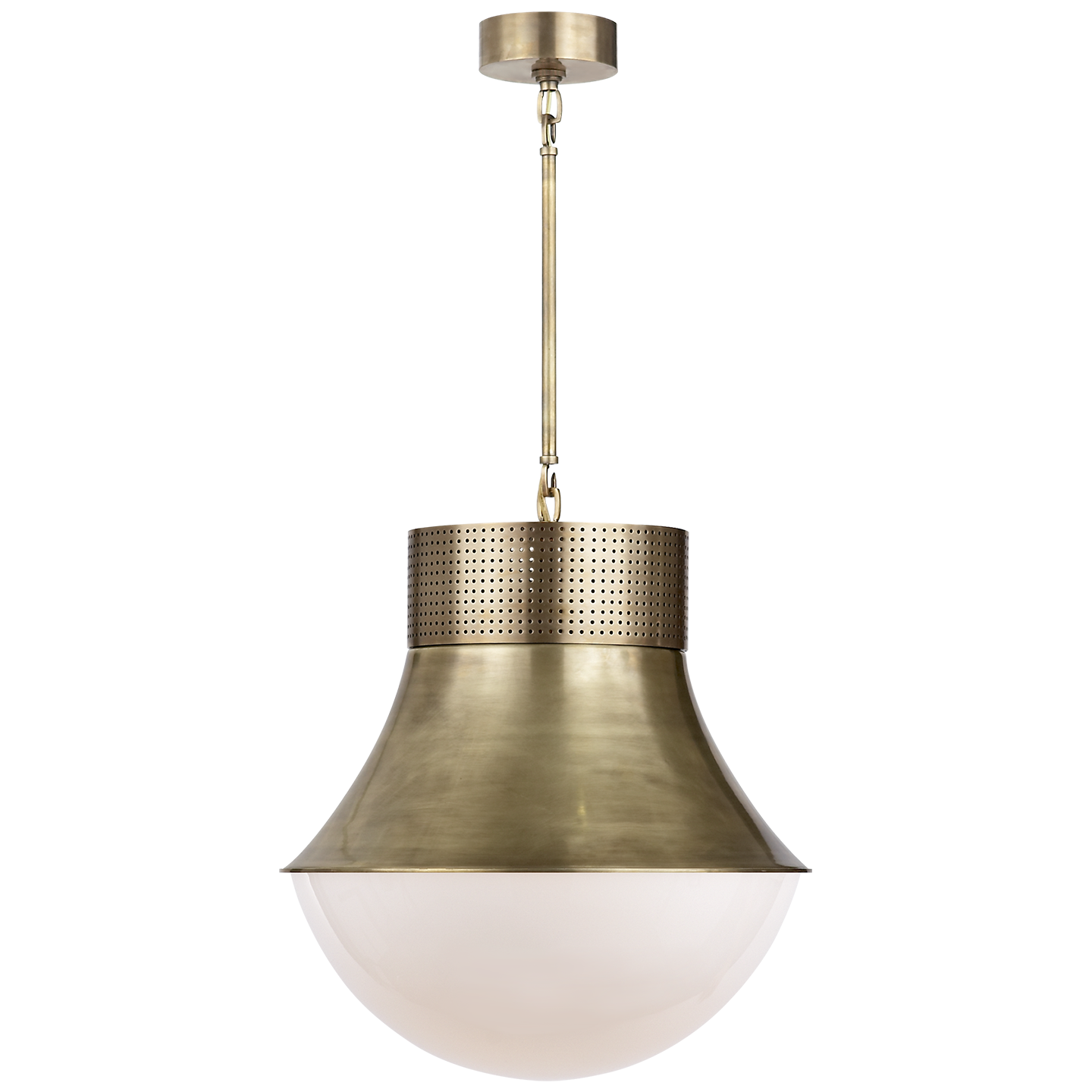 Precision Large Pendant - Antique Burnished Brass