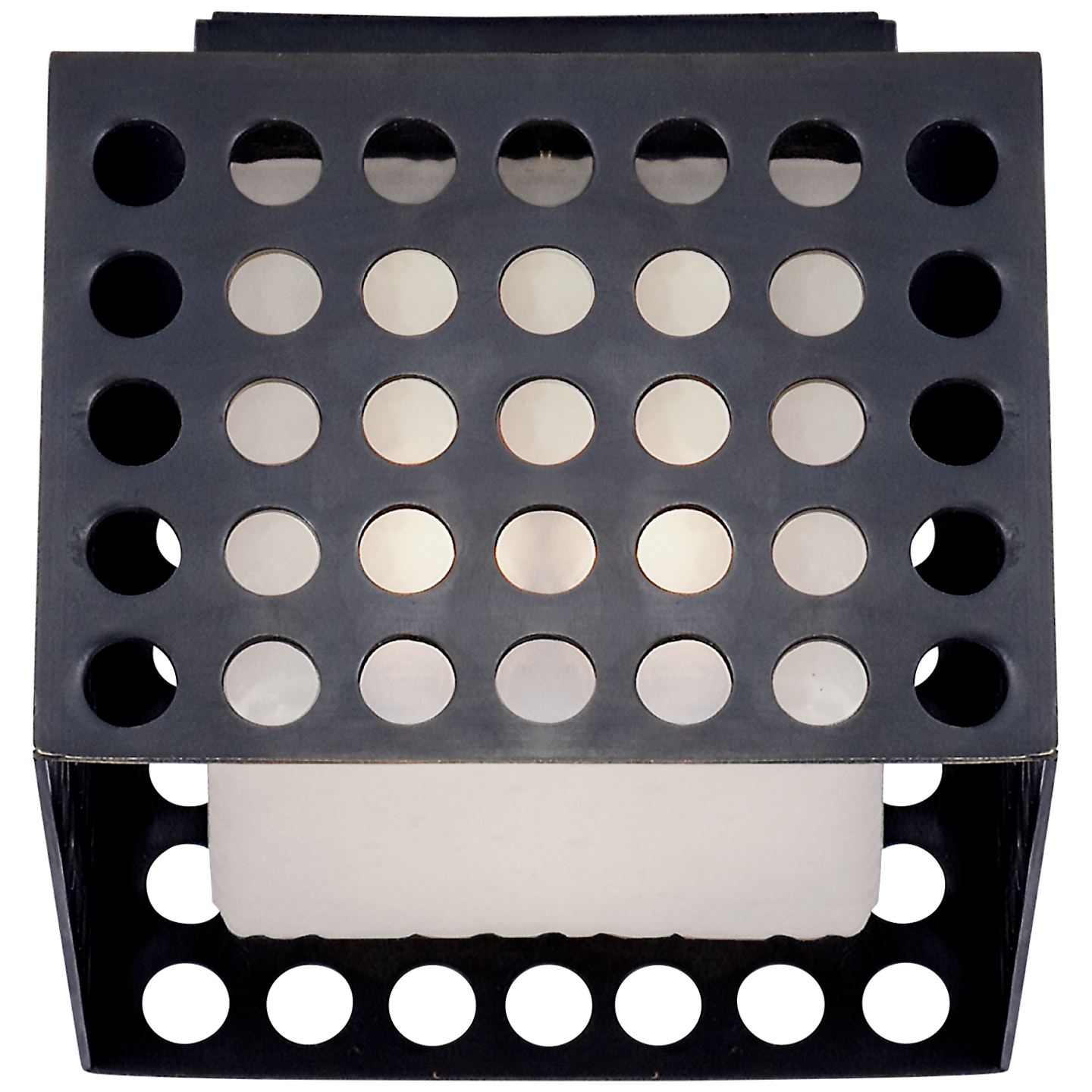 Precision Small Square Flush Mount - Bronze